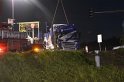 VU LKW umgestuerzt Feldkassel Industriestr Robert Boschstr P292